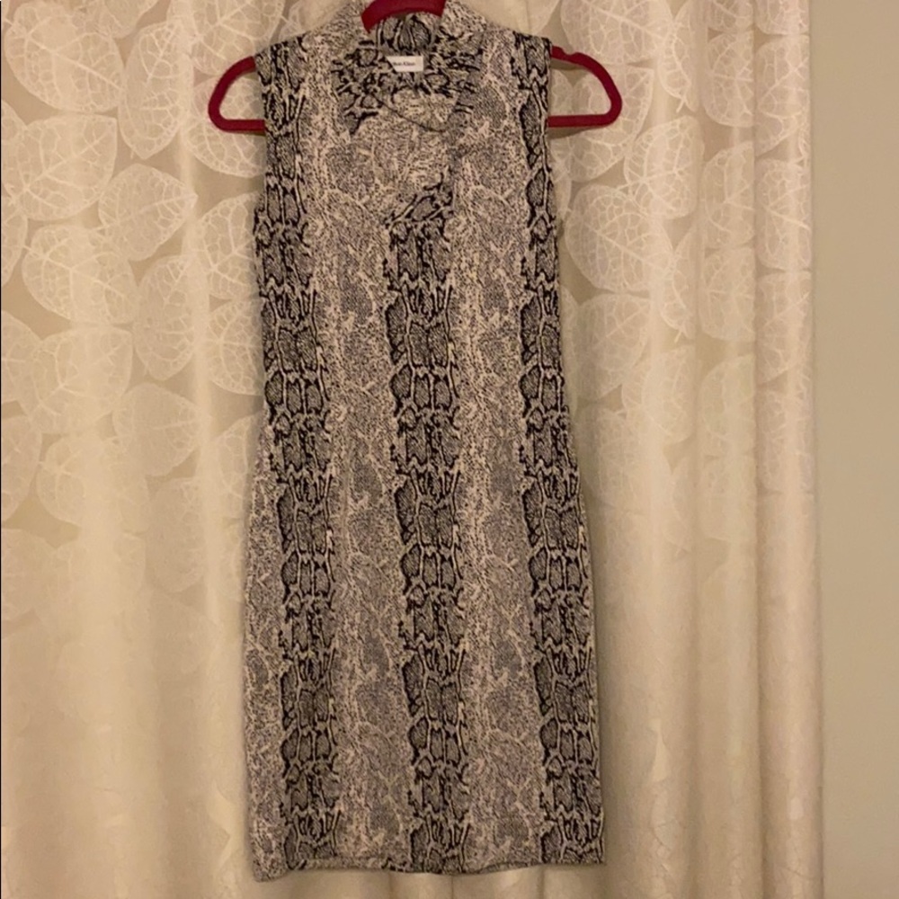 Calvin Klein Snake Print Dress